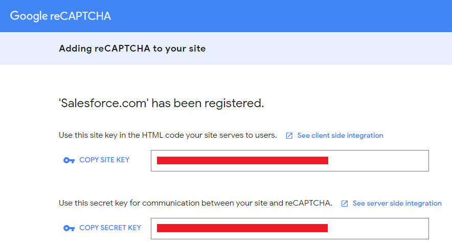 Google reCAPTCHA on Visualforce Page – Biswajeet Samal's Blog